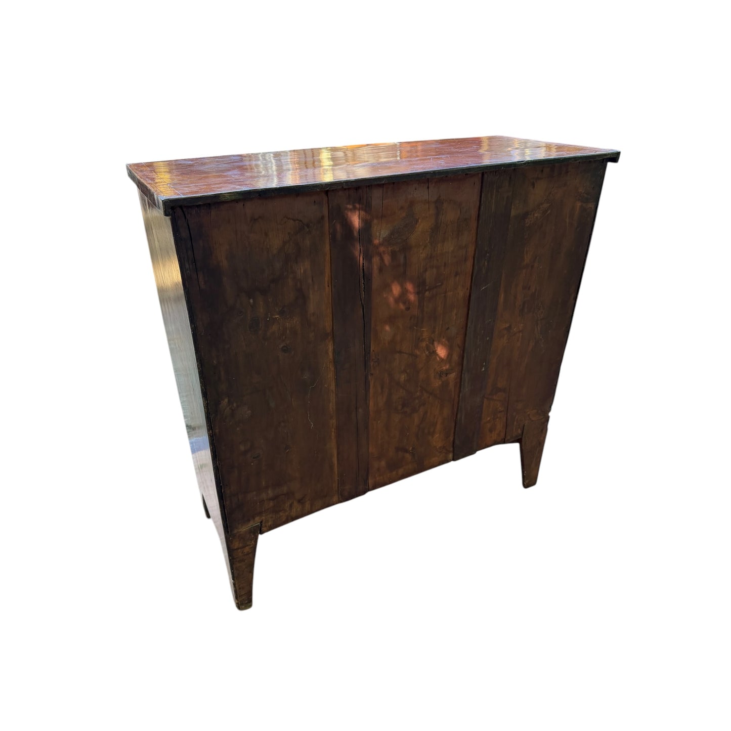 Antique Georgian Mahogany Bow Front Chest of Drawers Regency Style