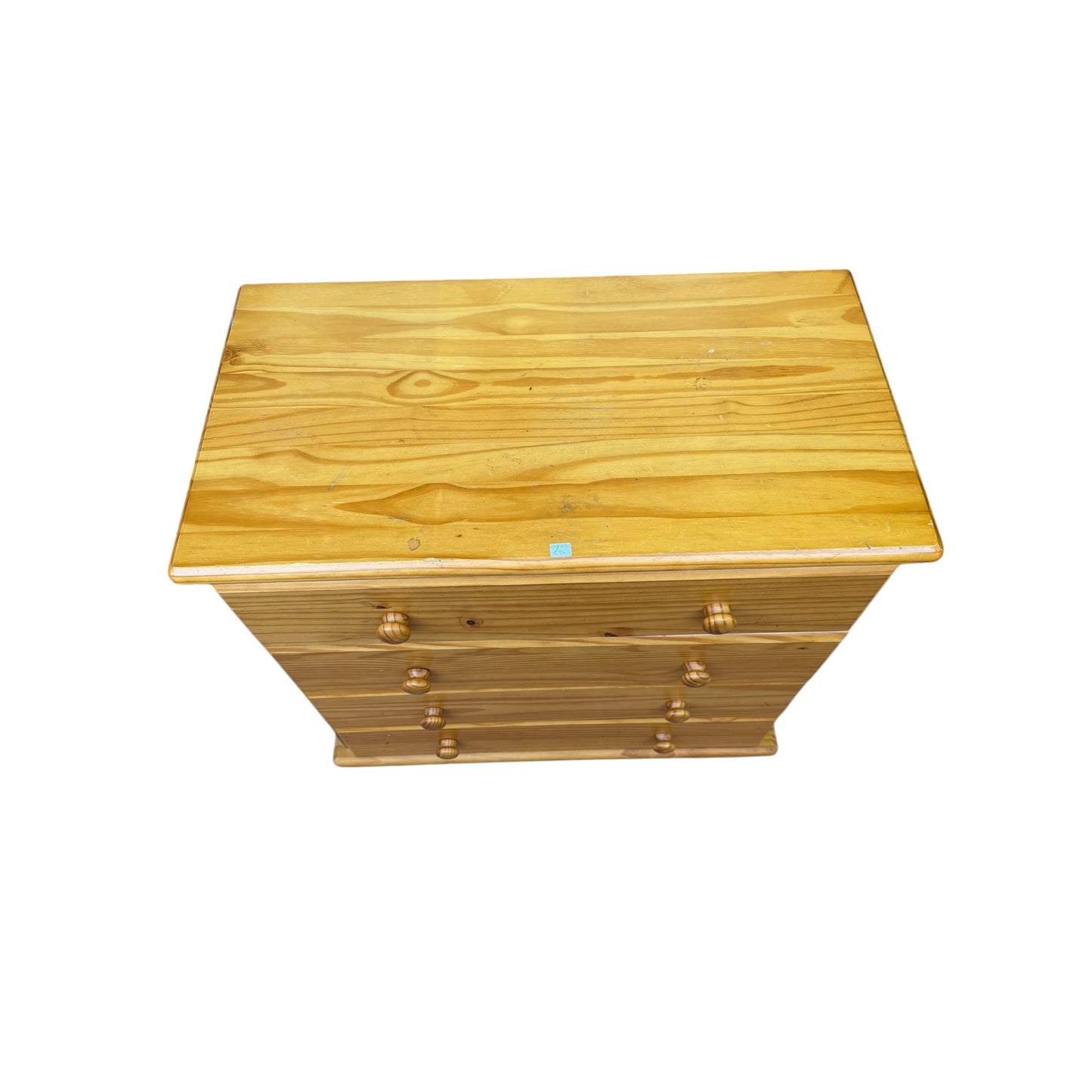 Contemporary Pine Chest of Drawers – 4 Drawer Solid Wood Bedroom Storage Unit