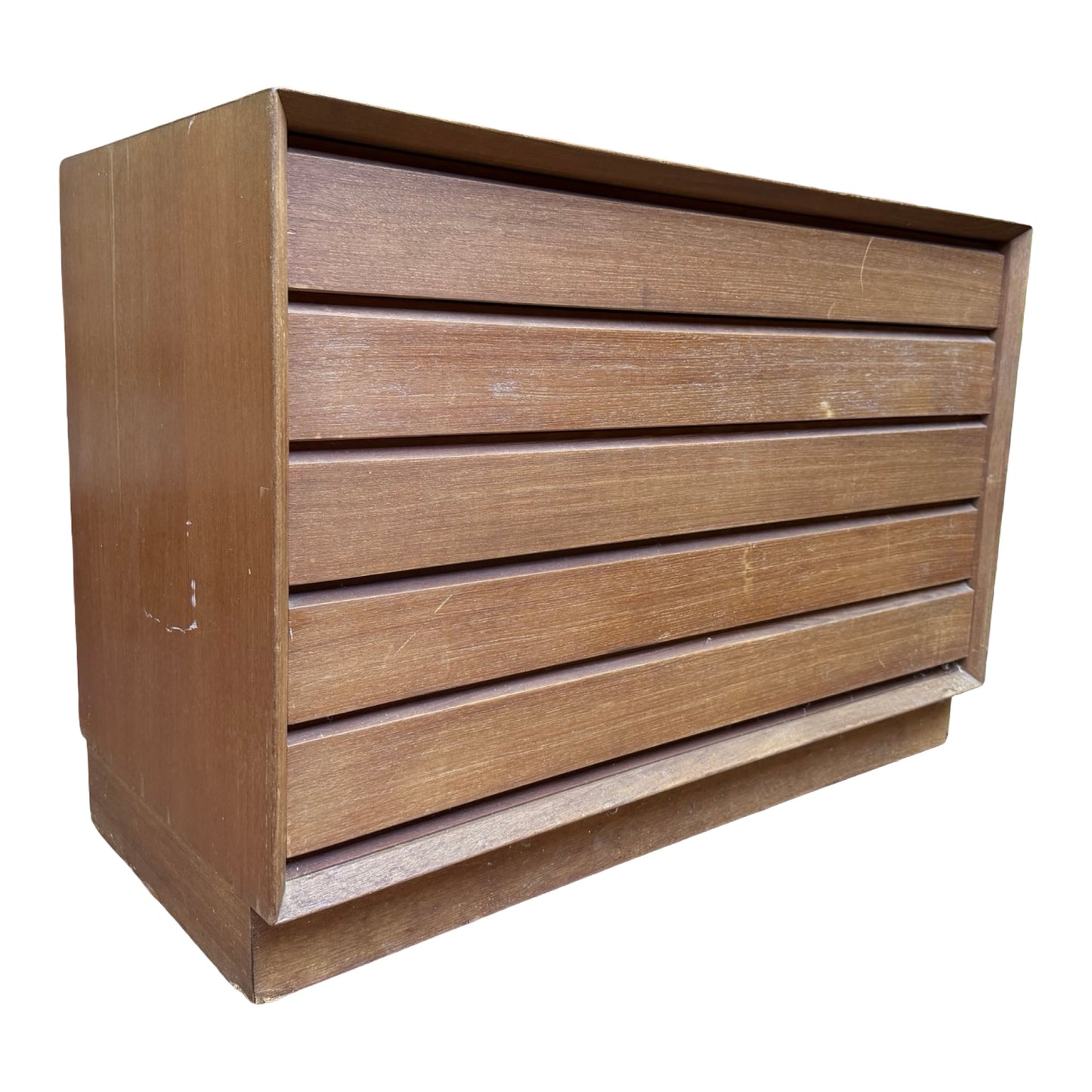 Vintage Mid Century Chest of Drawers - 5 Drawer Teak Dresser - Upcycle Project