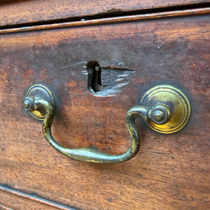 Antique Georgian Mahogany Chest of Drawers - Top Half Chest on Chest - Project