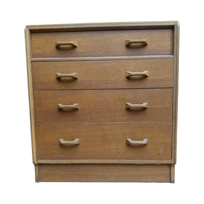 Vintage G-Plan Chest of Drawers - 4 Drawer Mid Century E Gomme