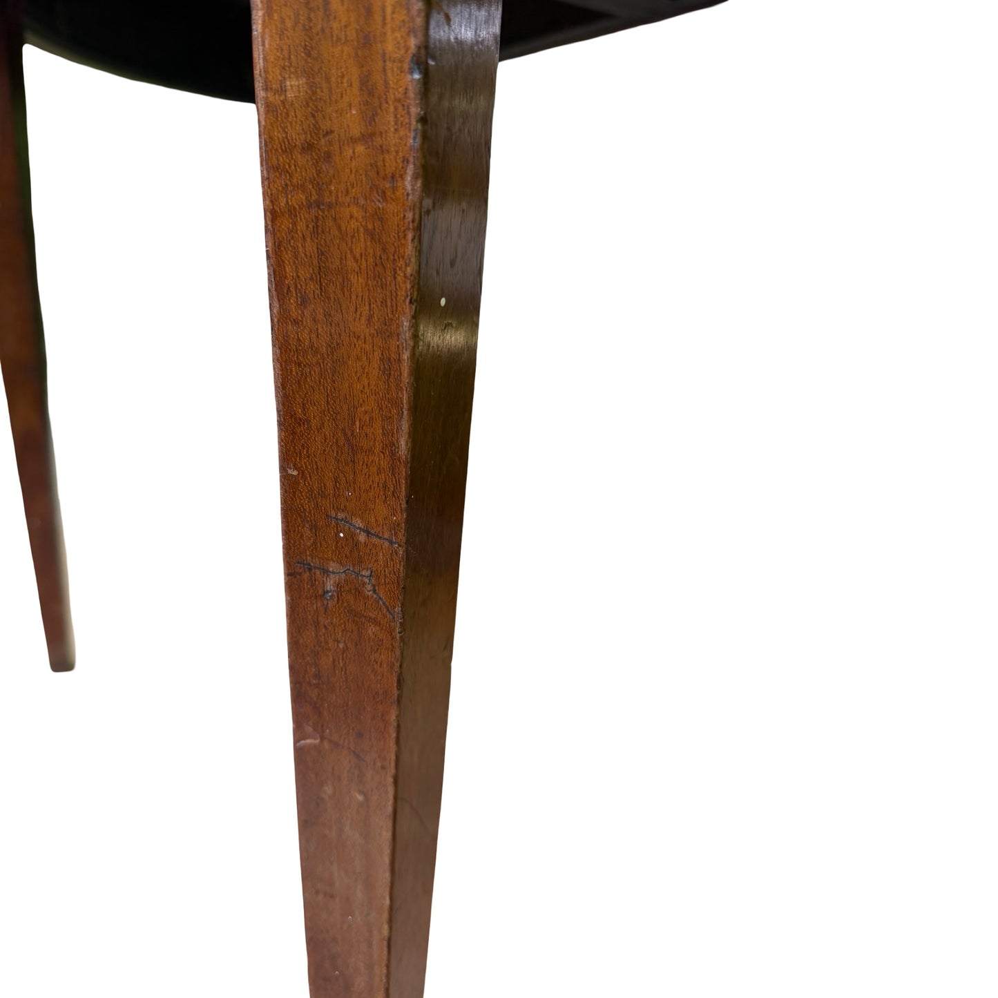 Antique Georgian Demi-Lune Mahogany Console Table - Large Half Moon Side Table