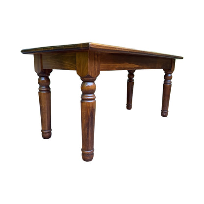 Modern Dark Wood Coffee Table - Rectangular Living Room Table 100cm Wide