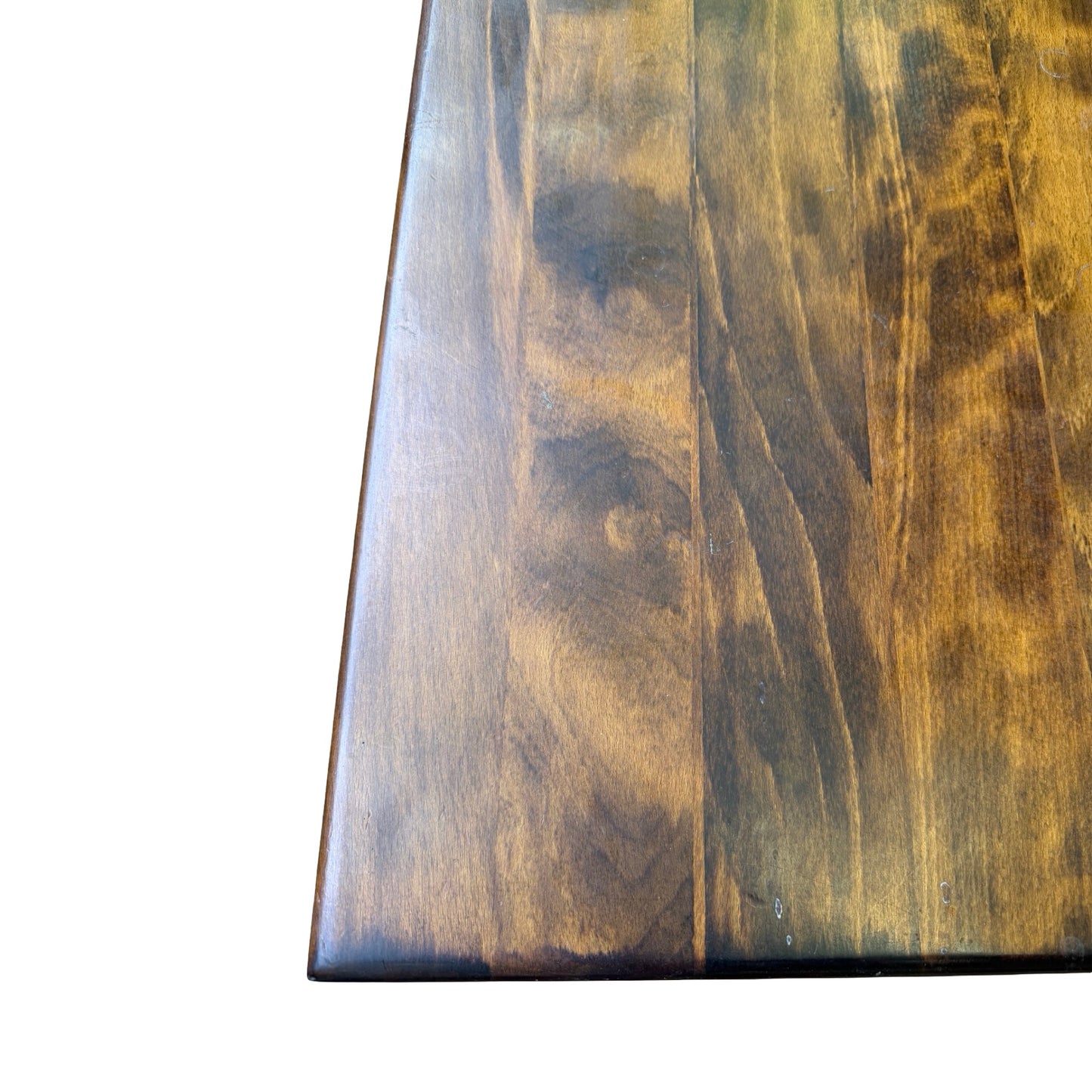 Modern Dark Wood Coffee Table - Rectangular Living Room Table 100cm Wide