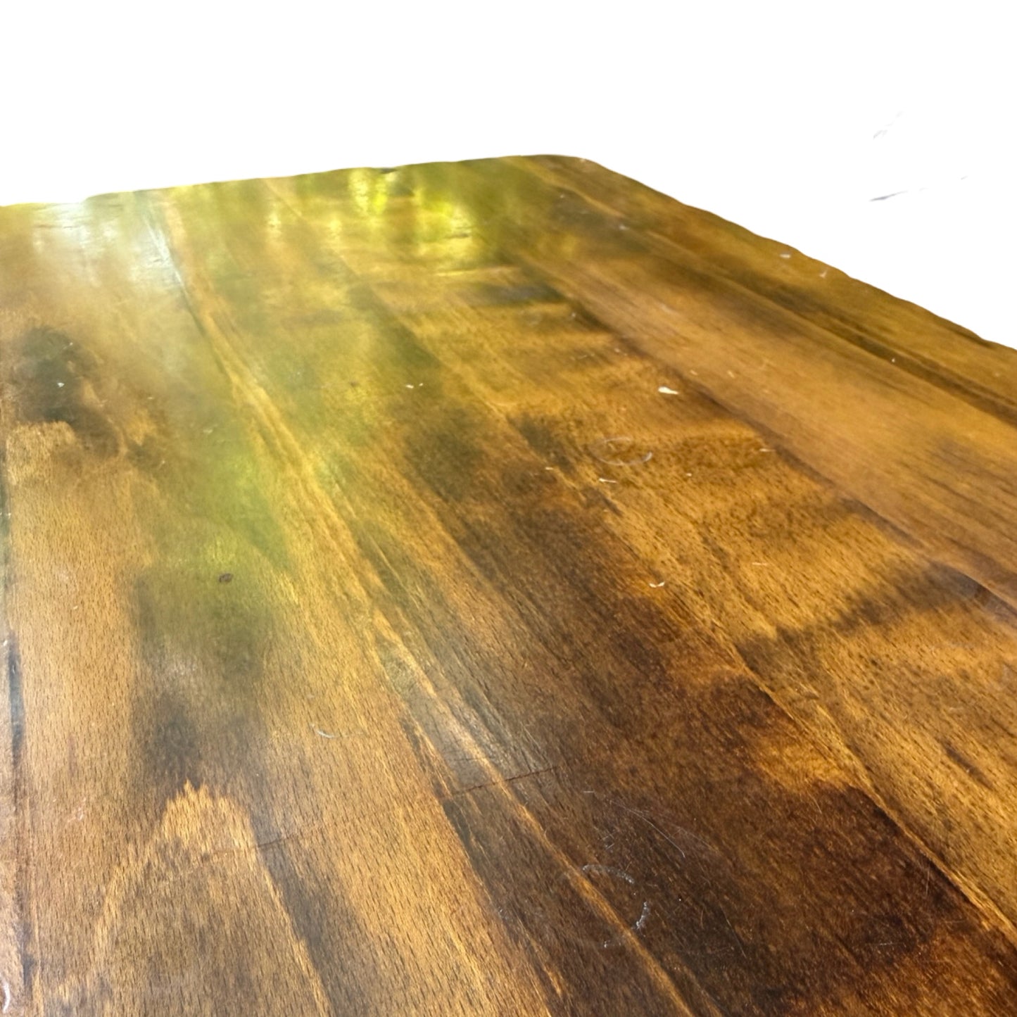 Modern Dark Wood Coffee Table - Rectangular Living Room Table 100cm Wide