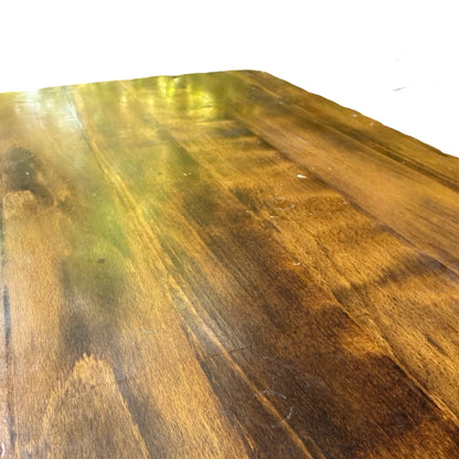 Modern Dark Wood Coffee Table - Rectangular Living Room Table 100cm Wide