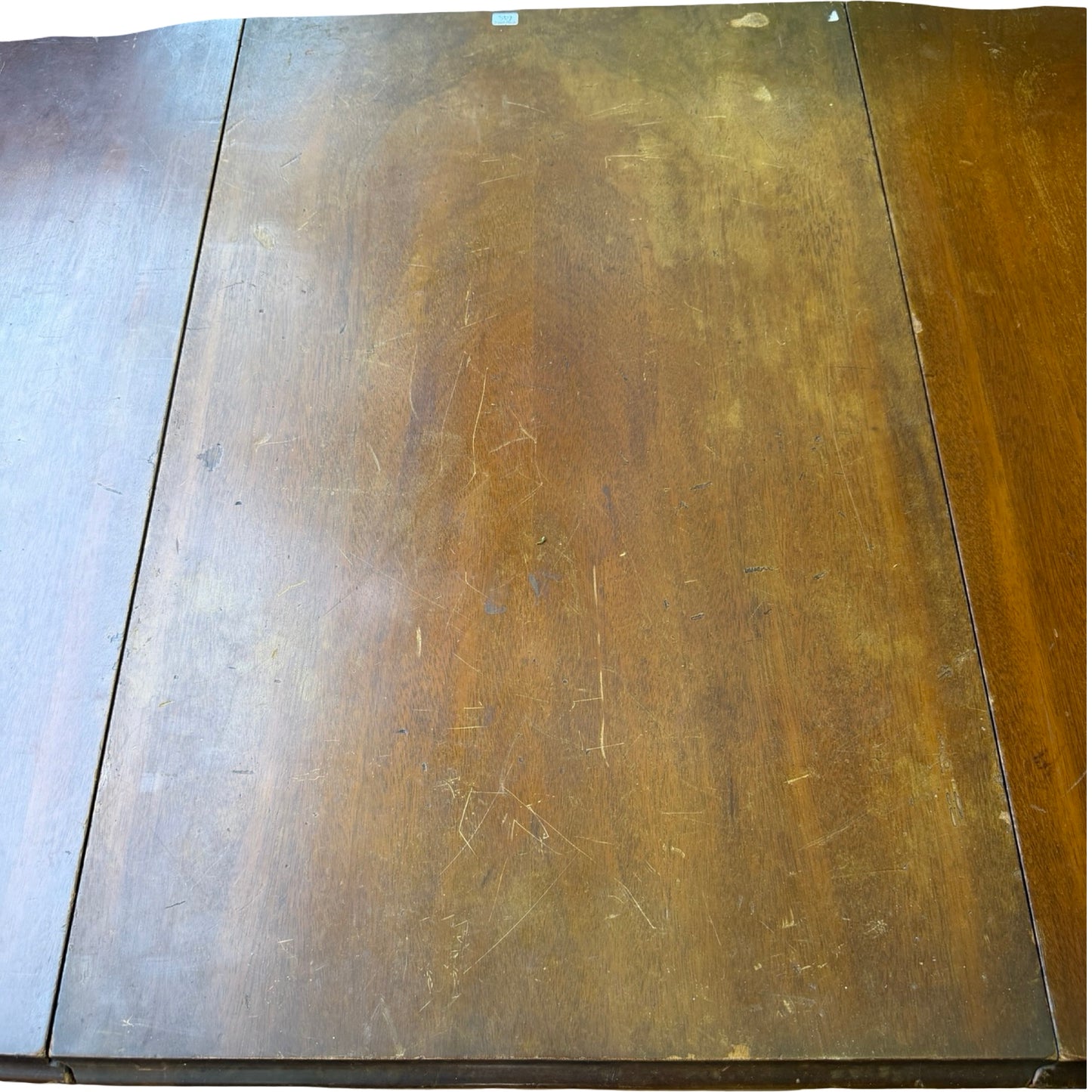 Vintage Imperial Grand Rapids Mahogany Drop Leaf Table with Glass Service Tray