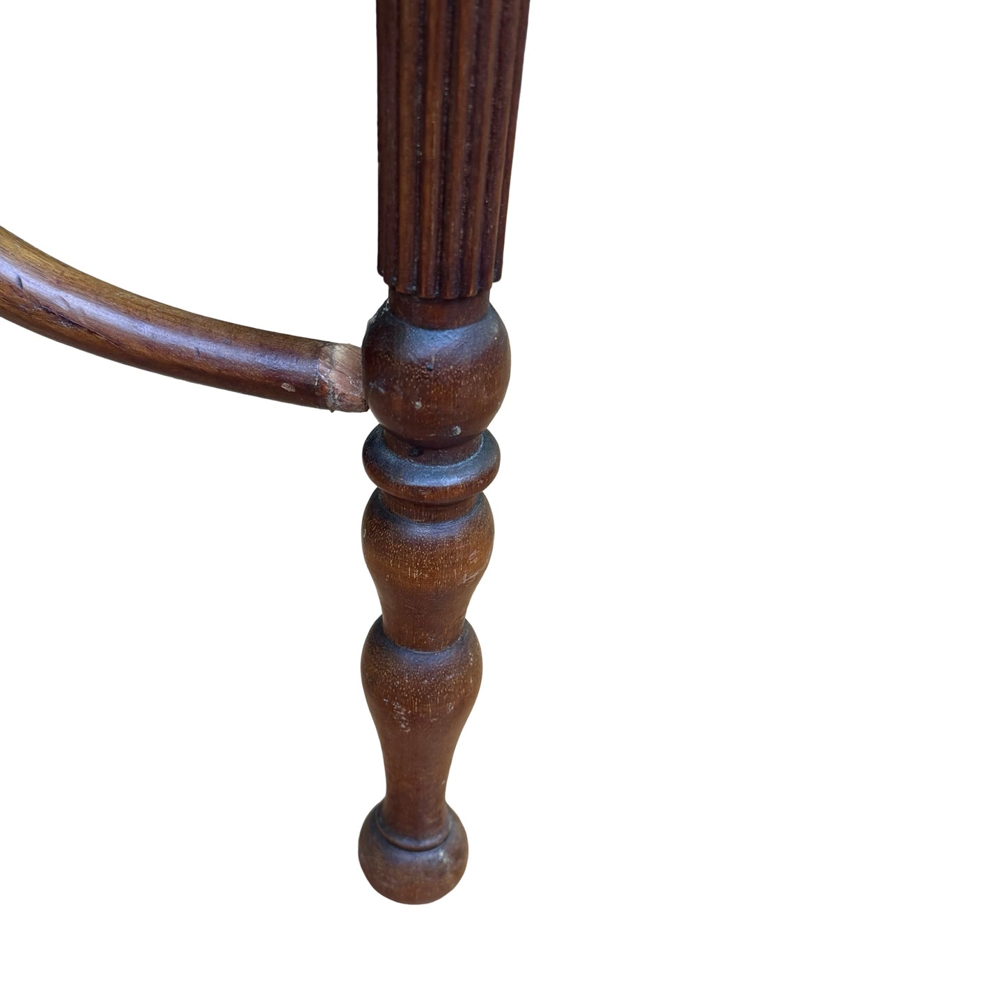 Antique Edwardian Mahogany Lamp Table - 2 Tier Oval Side Table Project