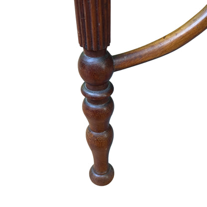 Antique Edwardian Mahogany Lamp Table - 2 Tier Oval Side Table Project