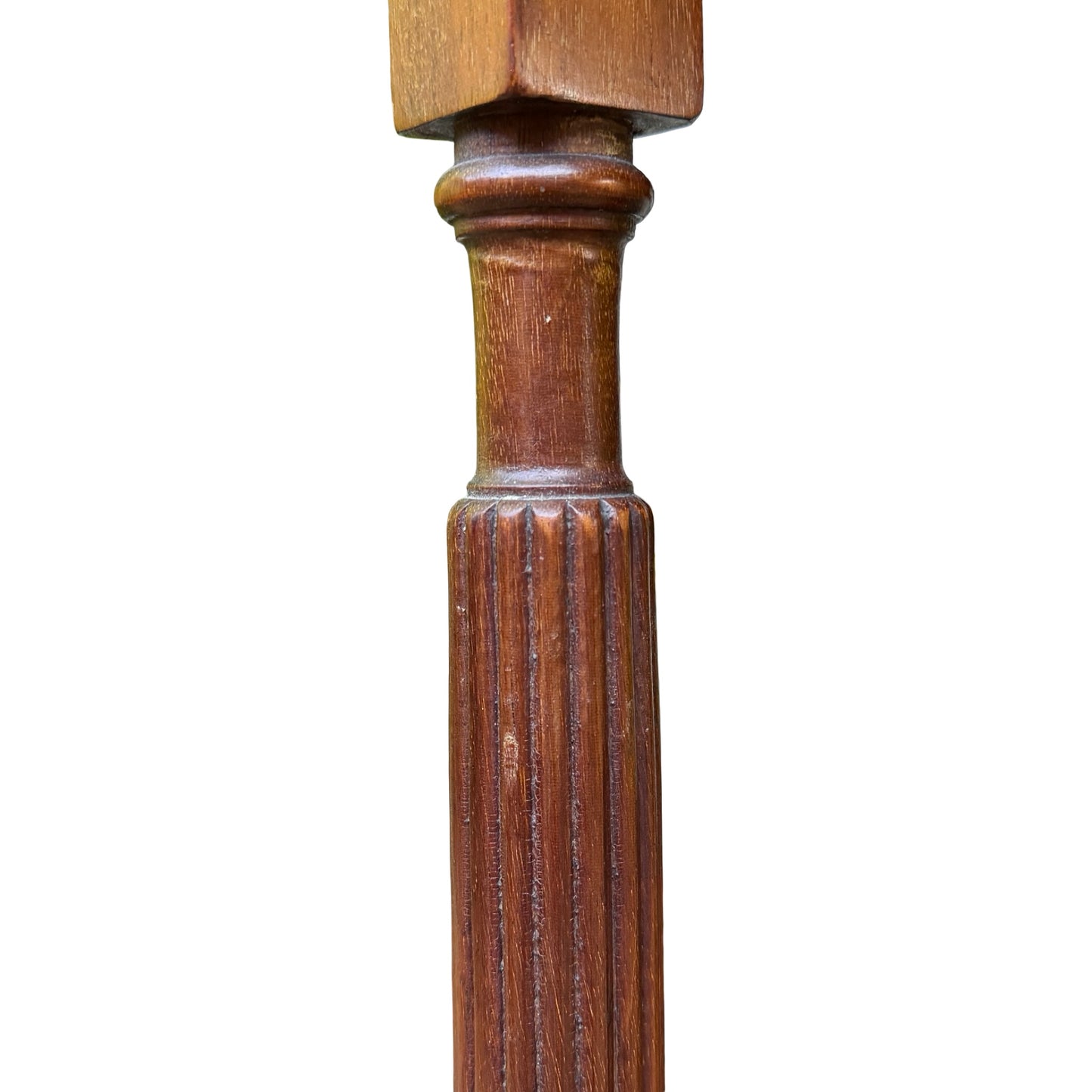 Antique Edwardian Mahogany Lamp Table - 2 Tier Oval Side Table Project