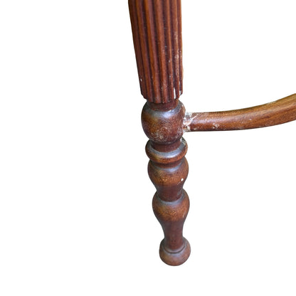 Antique Edwardian Mahogany Lamp Table - 2 Tier Oval Side Table Project