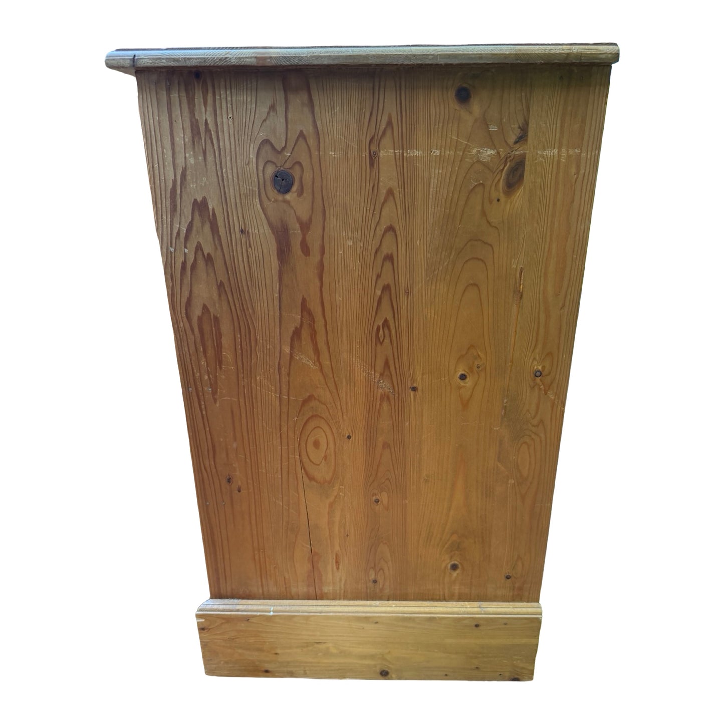 Large Vintage Pine Pedestal Desk - 8 Drawer Twin Pedestal Dressing Table 138cm