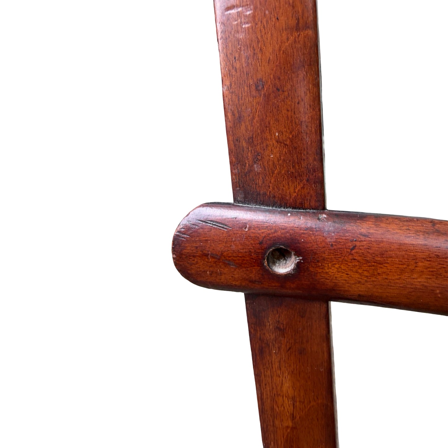 Antique Victorian Walnut Side Chair - Ornate Cane Seat Bedroom Occasional Chair