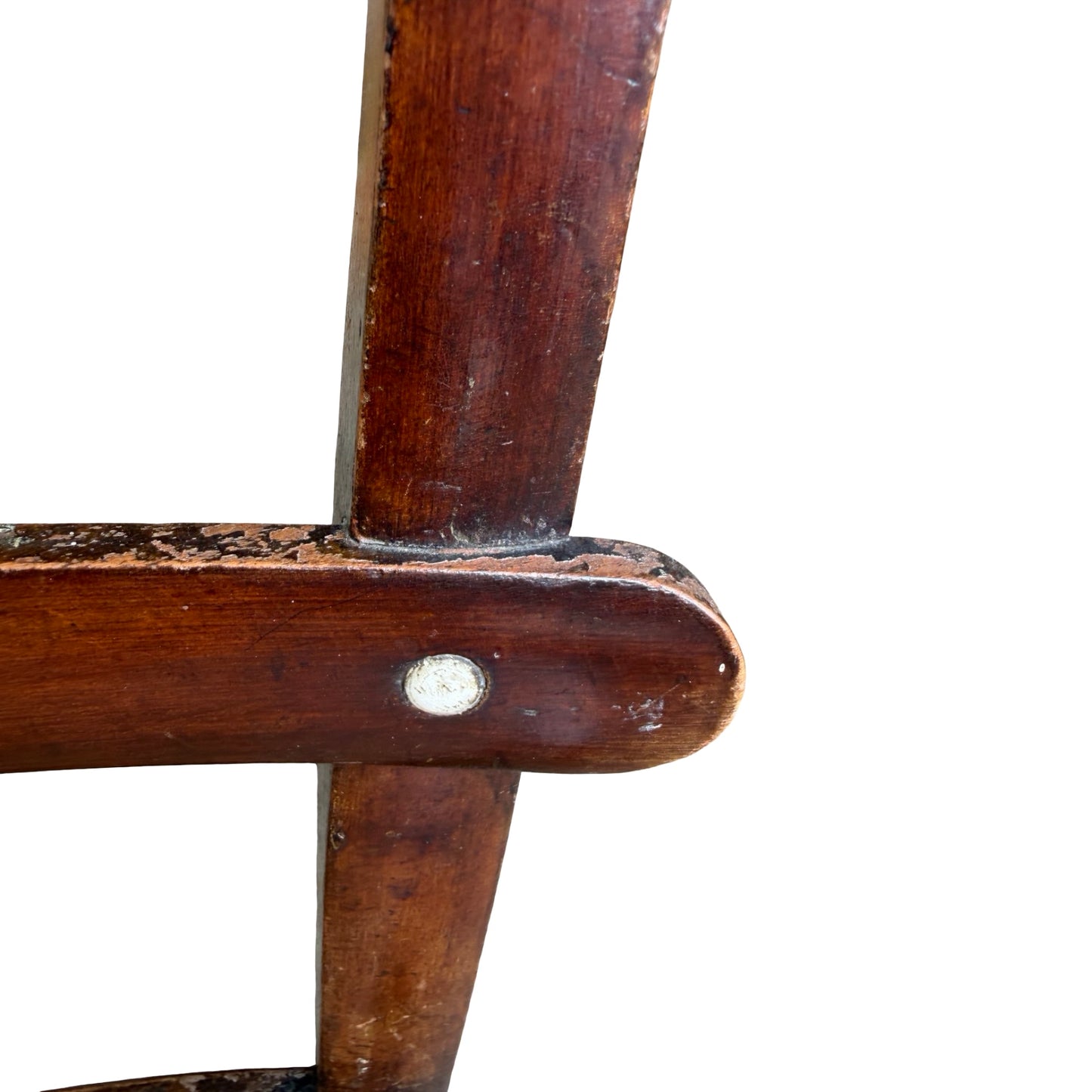 Antique Victorian Walnut Side Chair - Ornate Spindle Back & Woven Cane Bedroom Seat