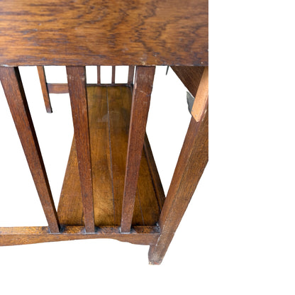 Antique Edwardian Oak Roll Top Desk - Small Tambour Front Writing Bureau 100cm