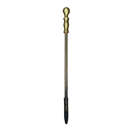Modern Brass Fireplace Companion Set - 3 Piece Tool Kit 41cm