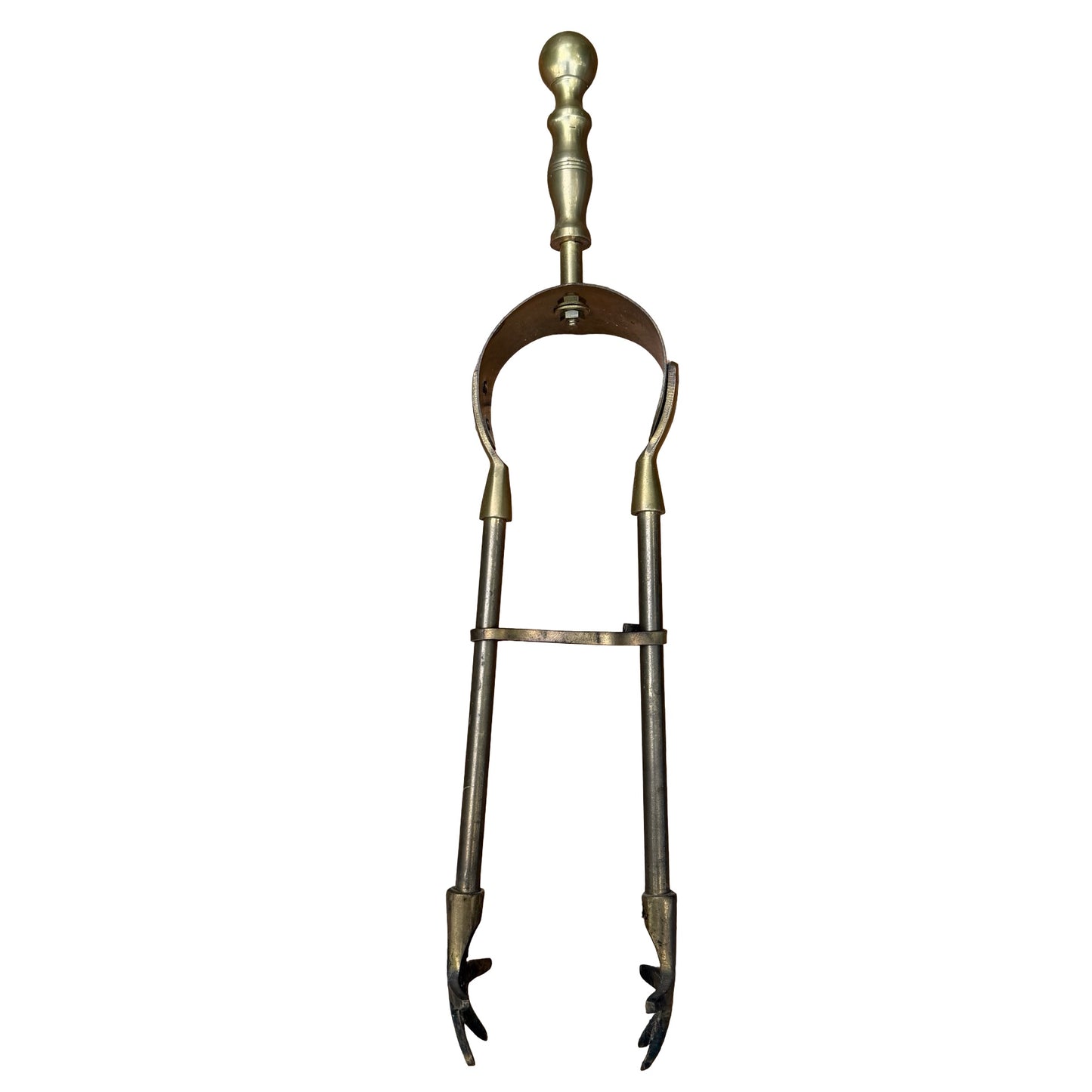 Modern Brass Fireplace Companion Set - 3 Piece Tool Kit 41cm
