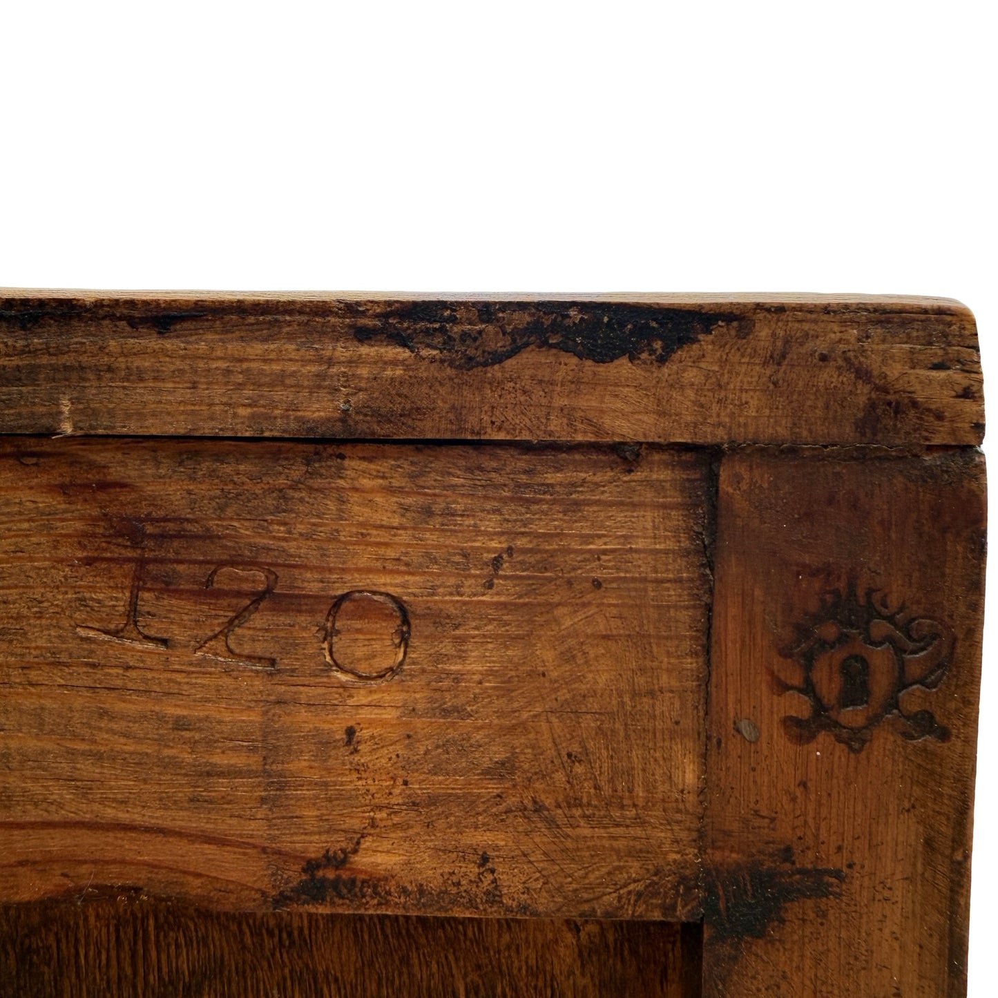 Mexican Pine Cabinet - Rustic Slatted Cupboard & Drawer - Large Storage Unit 98cm