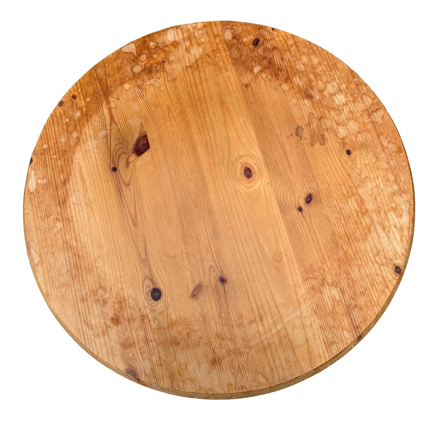 Contemporary Pine Side Table - Round Tripod Pedestal Wine Table Project 64cm