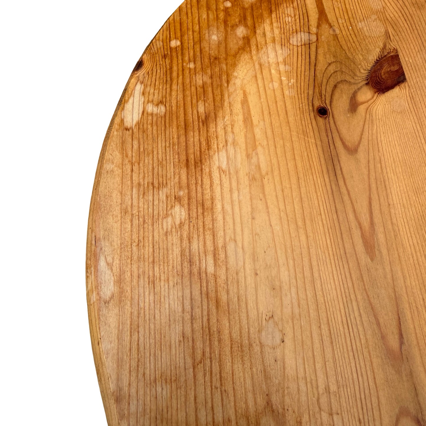 Contemporary Pine Side Table - Round Tripod Pedestal Wine Table Project 64cm