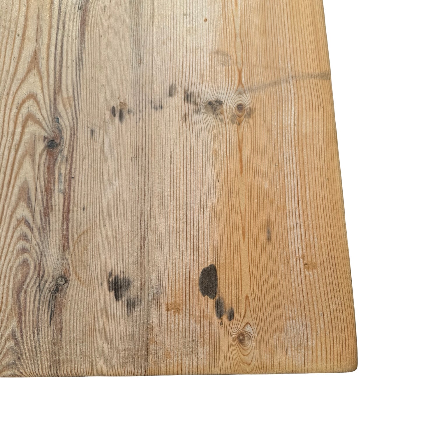 Large Rustic Pine Farmhouse Dining Table - Thick Plank Top Kitchen Table