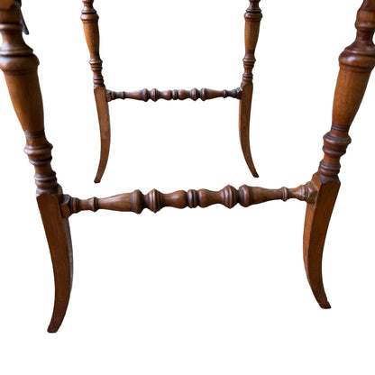 Vintage Edwardian Style Mahogany Occasional Table - Octagonal 2 Tier Side Table