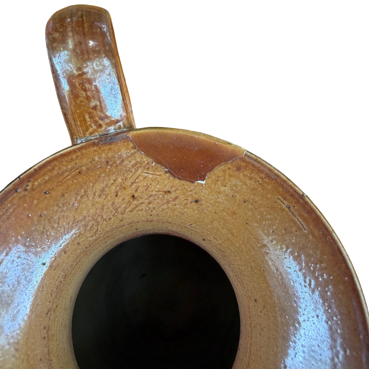 Antique Doulton Lambeth Saltglaze Motto Jug - Victorian Stoneware Pitcher 16cm