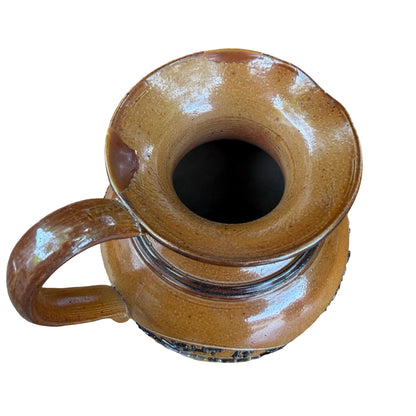 Antique Doulton Lambeth Saltglaze Motto Jug - Victorian Stoneware Pitcher 16cm