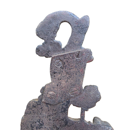 Cast Iron Shepherd Scene Doorstop - Antique Style Heavy Stop 33cm