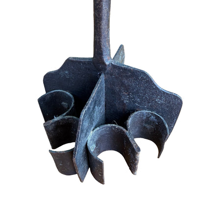 Antique Wrought Iron Butter or Pastry Stamp? - Primitive Kitchenalia 44cm