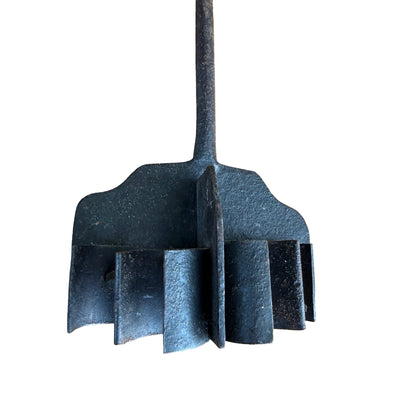 Antique Wrought Iron Butter or Pastry Stamp? - Primitive Kitchenalia 44cm