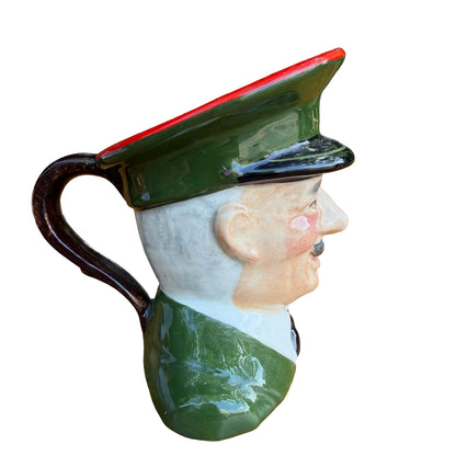 Vintage Carlton Ware Harrods Doorman Character Jug - Toby Jug 11cm