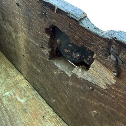 Antique 17th Century Welsh Oak Bible Box - Rare Early Vernacular Coffer