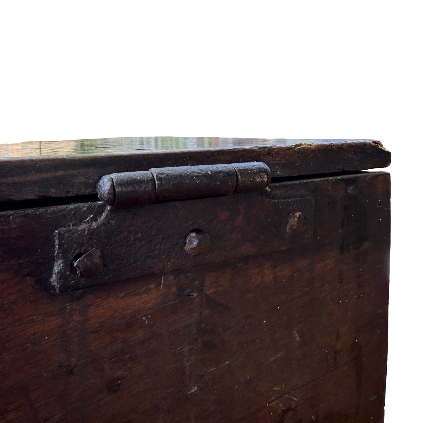 Antique 17th Century Welsh Oak Bible Box - Rare Early Vernacular Coffer