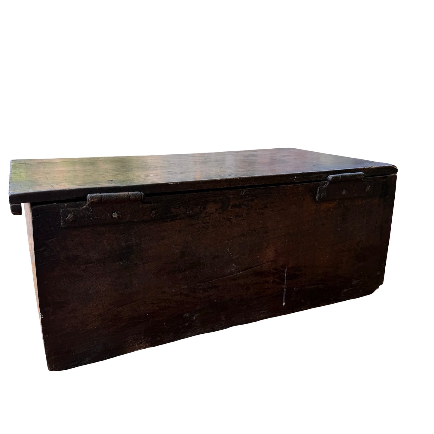 Antique 17th Century Welsh Oak Bible Box - Rare Early Vernacular Coffer