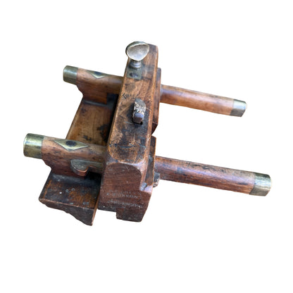 Antique A.E. Green Wooden Plough Plane - Vintage Joinery Tool 20cm