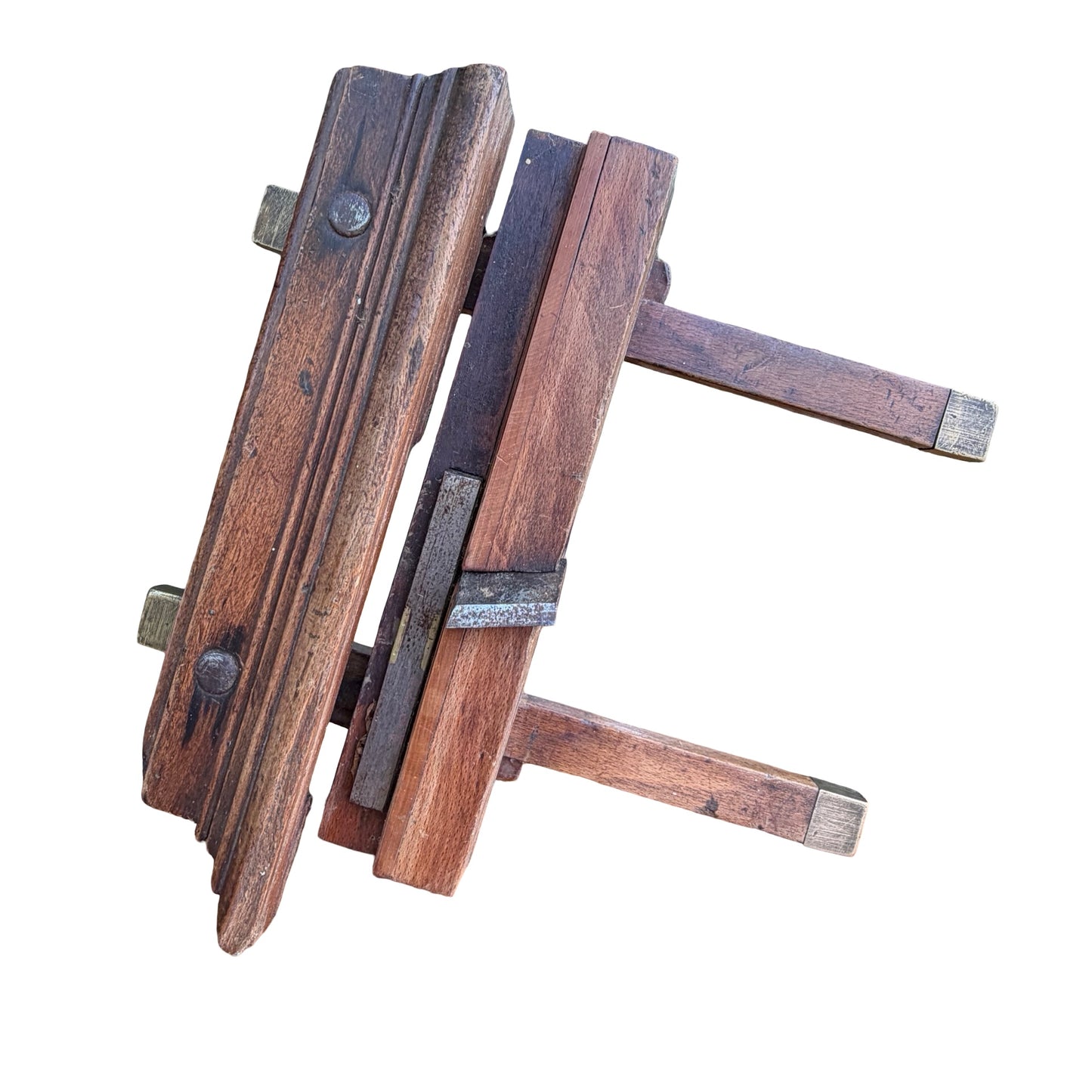 Antique A.E. Green Wooden Plough Plane - Vintage Joinery Tool 20cm