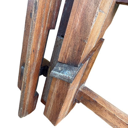 Antique A.E. Green Wooden Plough Plane - Vintage Joinery Tool 20cm
