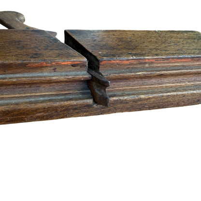 Antique G. Hawley Wooden Moulding Plane - Vintage Joinery Tool 24cm