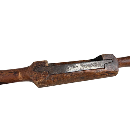 Antique Wooden Spoke Shave - Primitive Hand Carved Joinery Tool
