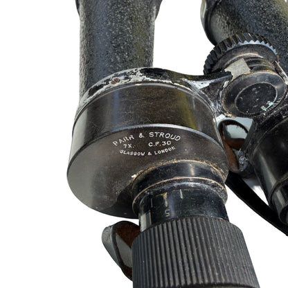 Vintage Barr & Stroud CF30 7x Naval Binoculars - 1930s Marine Optics
