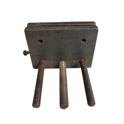 Antique Industrial Cast Iron Bench Vice - Small Precision Clamp 10cm