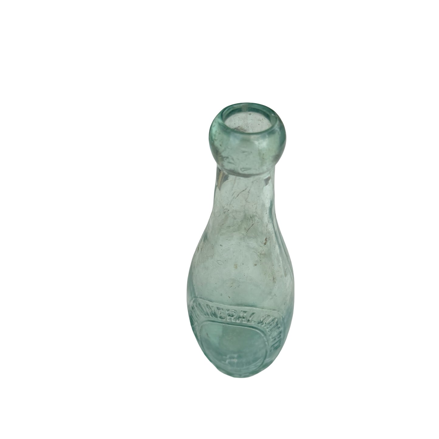 Antique Marlow Mineral Water Co. Glass Torpedo Bottle - Hamilton Shape