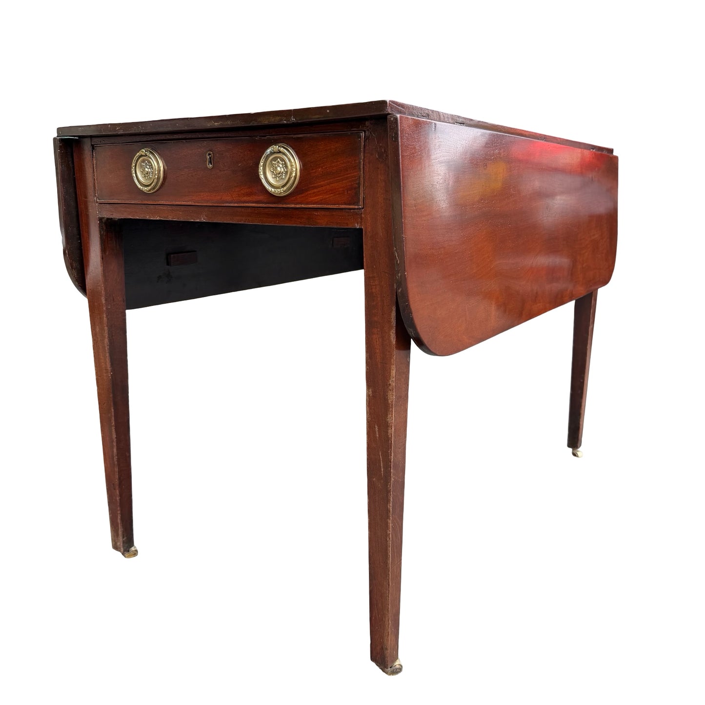 Antique George III Mahogany Georgian Pembroke Table - Long Drawer
