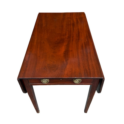 Antique George III Mahogany Georgian Pembroke Table - Long Drawer