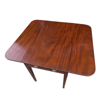 Antique George III Mahogany Georgian Pembroke Table - Long Drawer