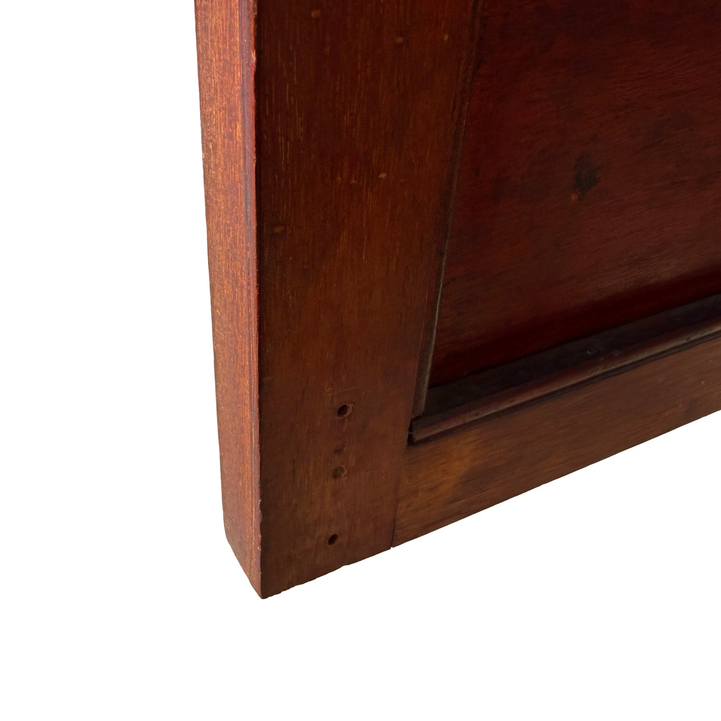 Antique Edwardian Inlaid Mahogany Display Cabinet - Glass Showcase