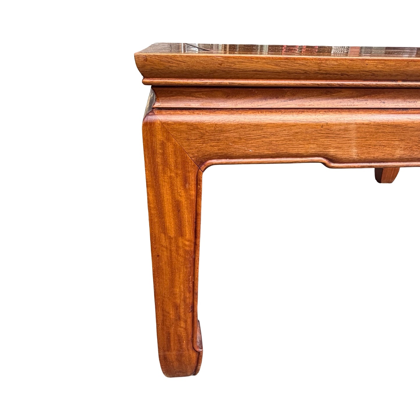 Oriental Square Hardwood Coffee Table - Ming Style Low Table 76cm