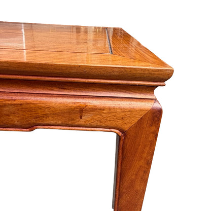 Oriental Square Hardwood Coffee Table - Ming Style Low Table 76cm