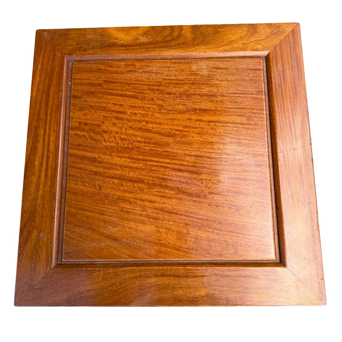 Oriental Tall Hardwood Plant Stand - Ming Style Pedestal Table 82cm